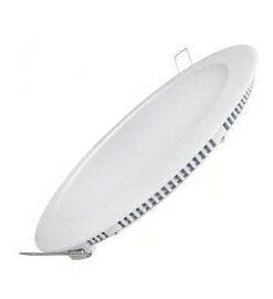 DOWNLIGHT LED 18W LUZ FRIA 205MM /PERFIL BLANCO O PLATA